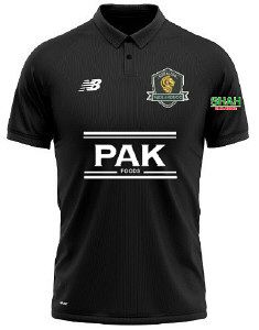 Midlands Cricket Club New Balance Polo Shirt Black  Jnr