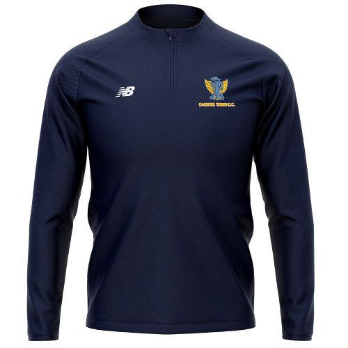 Caistor Cricket Club New Balance 1/4 Zip Mid Layer Navy  Jnr