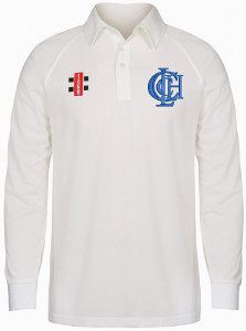 Little Hallingbury Cricket Club GN Matrix Cricket Shirt L/S Snr