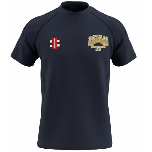 Clifton CC GN Navy GTS T-Shirt Jnr