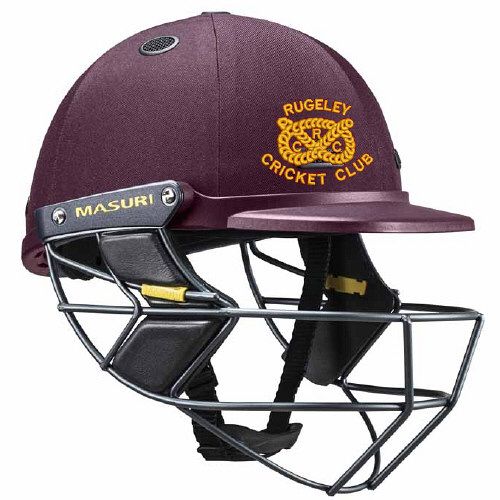 Rugeley Cricket Club Masuri Vision Test Steel Cricket Helmet  SNR