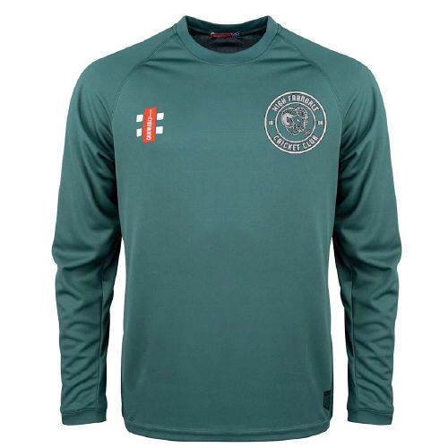 High Farndale CC GN Green Matrix LS Tee  Snr