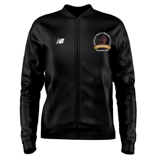 Shipley Hall Cricket Club New Balance Training Jacket Black  Jnr