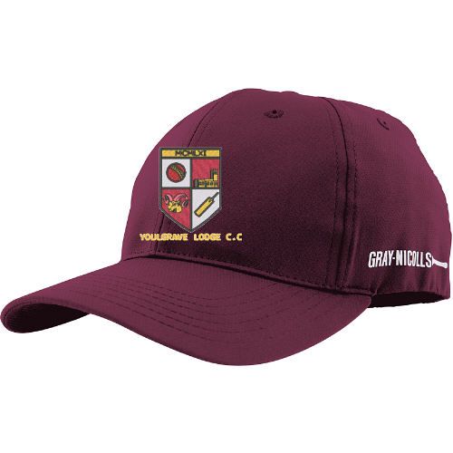 Youlgrave Lodge CC GN Pro Fit Cap Maroon