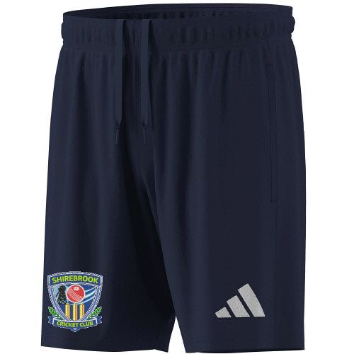 Shirebrook Cricket Club adidas Cricket Entrada 26 Training Short Navy Jnr