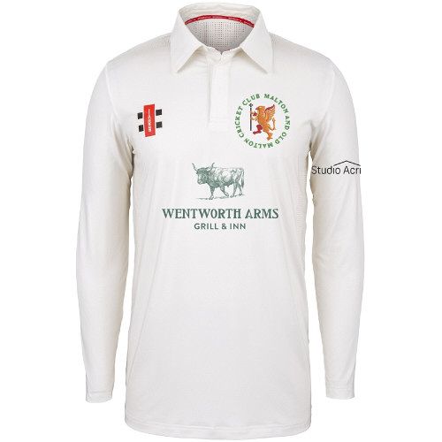 Malton & Old Malton CC GN Pro Performance Green L/S Shirt Snr