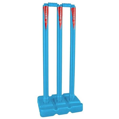 Gray-Nicolls Powerplay Blue Cricket Stumps and Base