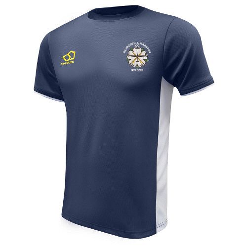 Rufforth & Marston CC Masuri Cricket Training Shirt Navy  Jnr
