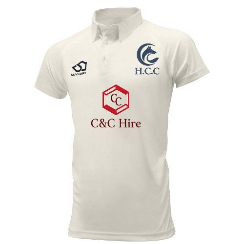 Hildenborough CC Masuri Cricket Playing Shirt Plain S/S  Snr