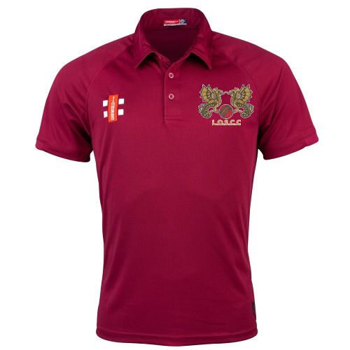 Leyton Orient CC GN Maroon Matrix Polo Shirt  Snr