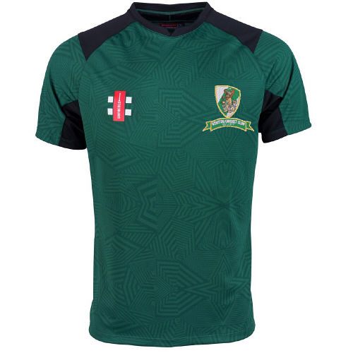Wiseton CC GN Green T20 Cricket Shirt SS  Jnr