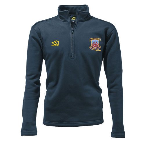 Porchfield CC Masuri Cricket 1/4 Zip Fleece Navy Jnr