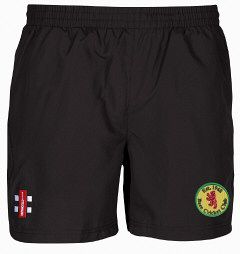 Bare Cricket Club GN Black Velocity Shorts Snr