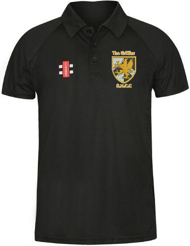 The Griffins RHCC GN Black Matrix Polo Shirt  Snr