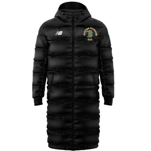 New Balance Cricket Teamwear Elite Long Stadium Jacket Black Snr