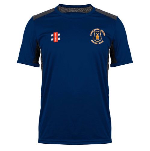 Langley Mill CC GN Navy Pro Performance T-Shirt Jnr