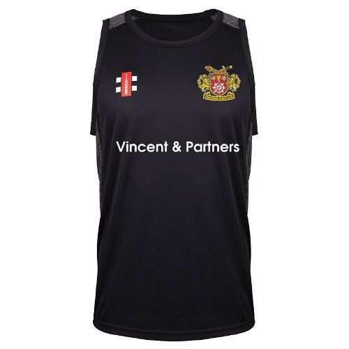 Osbaldwick CC GN Black Pro Performance Vest  Snr