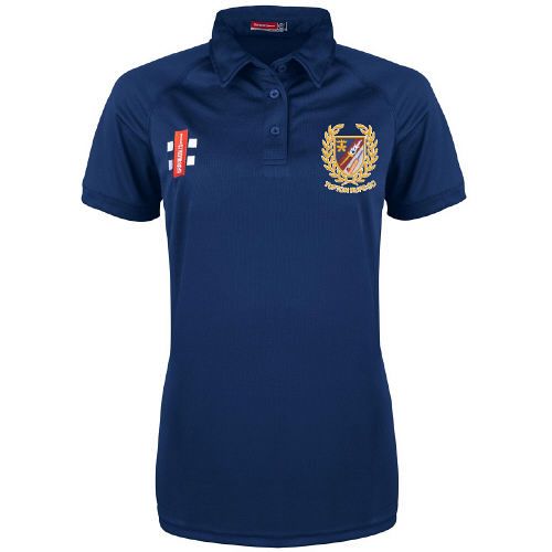 Tupton RUFC CC GN Matrix Polo Navy Shirt Womens