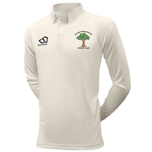 Hillam & Monk Fryston CC Masuri Cricket Playing Shirt L/S  Snr
