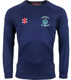 Horton Kirby Cricket Club GN Navy Matrix LS Tee  Snr