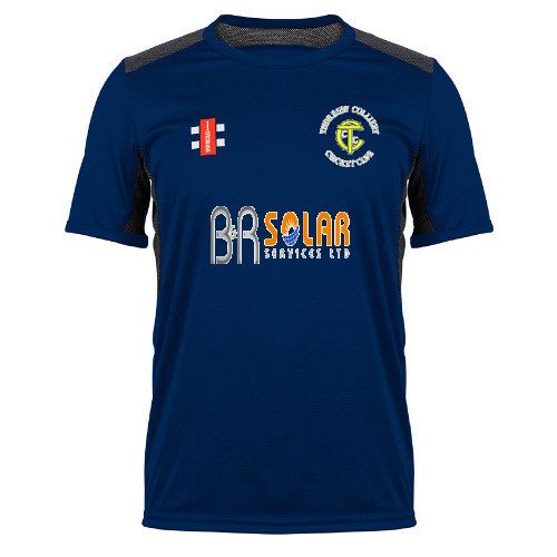 Thoresby Colliery CC GN Navy Pro Performance T-Shirt Snr