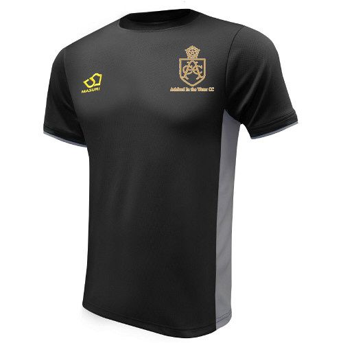 Ashford in the Water CC Masuri Cricket Training Shirt Black  Snr