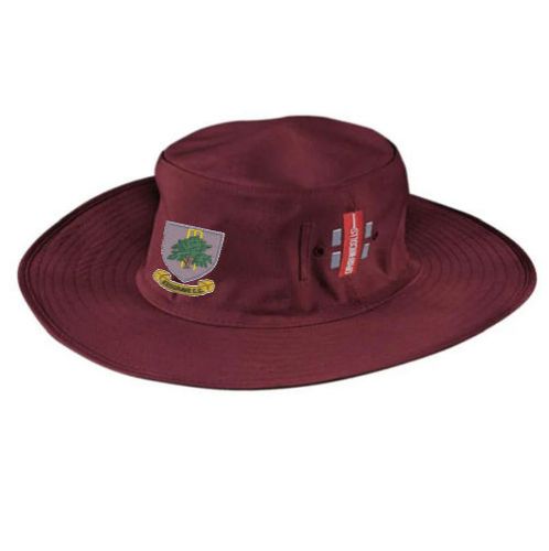 Kesgrave CC GN Wide Brim Sun Hat Maroon