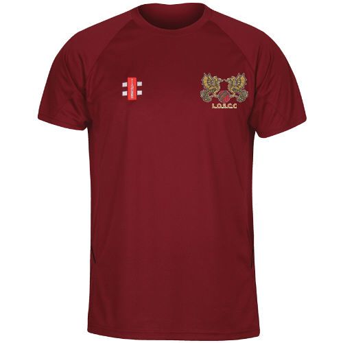 Leyton Orient CC GN Maroon Matrix SS Tee  Jnr