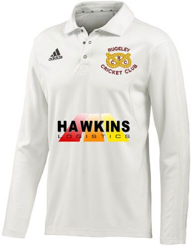 Rugeley Cricket Club adidas L/S Cricket Playing Shirt Snr