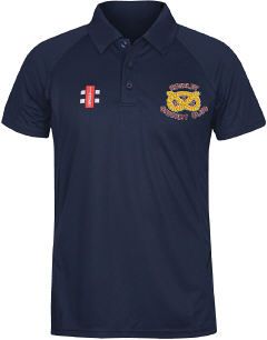 Rugeley Cricket Club GN Navy Matrix Polo Shirt  Snr