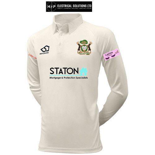 Clipstone CC Masuri Cricket Playing Shirt L/S  Snr