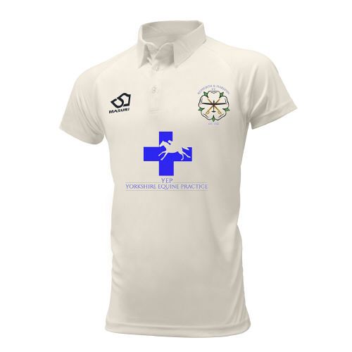 Rufforth & Marston CC Masuri Cricket Playing Shirt S/S  Jnr