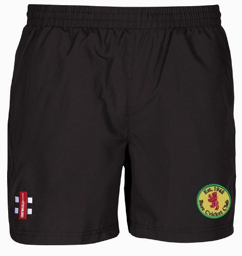 Bare Cricket Club GN Black Velocity Shorts Snr