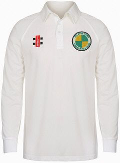Selston CC GN Matrix Cricket Shirt L/S Snr