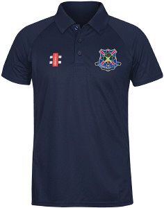 Kimberley Institute Cricket Club GN Navy Matrix Polo Shirt  Snr