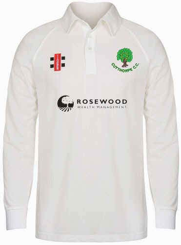 Cutthorpe CC GN Matrix Cricket Shirt L/S Snr