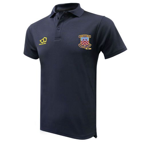 Porchfield CC Masuri Cricket Polo Shirt Navy  Snr
