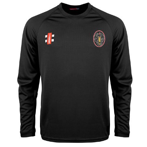 Snodland Community CC GN Black Matrix L/S Tee Snr