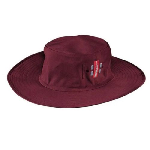 Gray-Nicolls Maroon Wide Brim Cricket Sun Hat