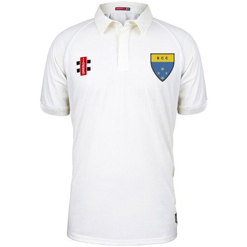 Baldons CC GN Matrix Ivory Cricket Shirt S/S Snr
