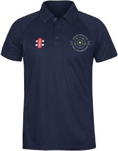 Snainton Cricket Club GN Navy Matrix Polo Shirt  Snr