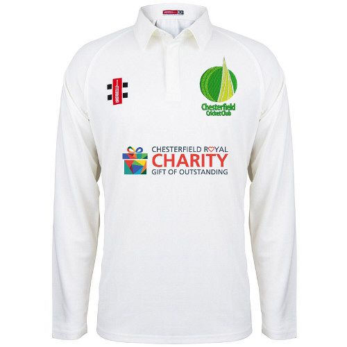 Chesterfield Cricket Club GN Matrix Cricket Shirt L/S Jnr