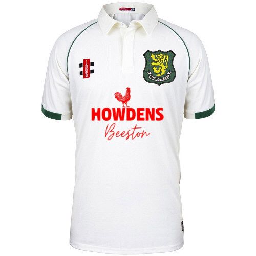 Bramcote CC GN Matrix Cricket Shirt S/S Green Snr