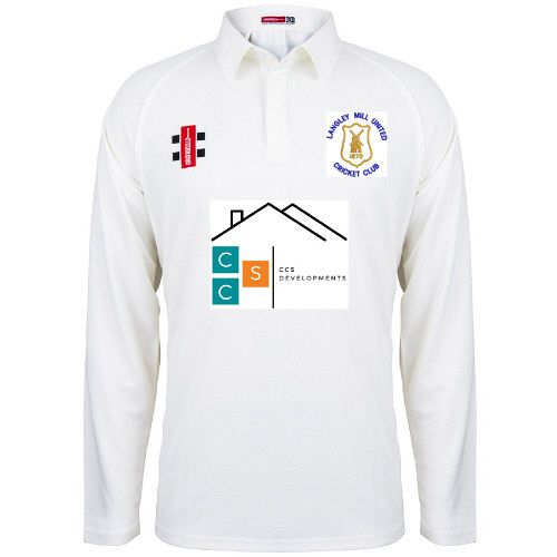 Langley Mill Cricket Club GN Matrix Cricket Shirt Long Sleeve Snr