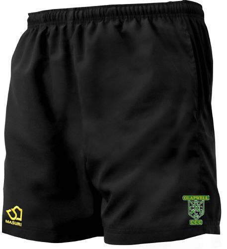 Glapwell CC Masuri Cricket Short Black  Snr