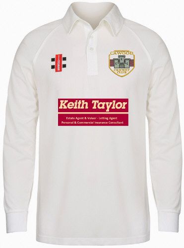 Cawood CC GN Matrix Cricket Shirt L/S Snr