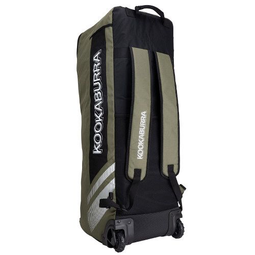 Kookaburra WD4000 Wheelie Duffle Cricket Bag 2026 Khaki/Black