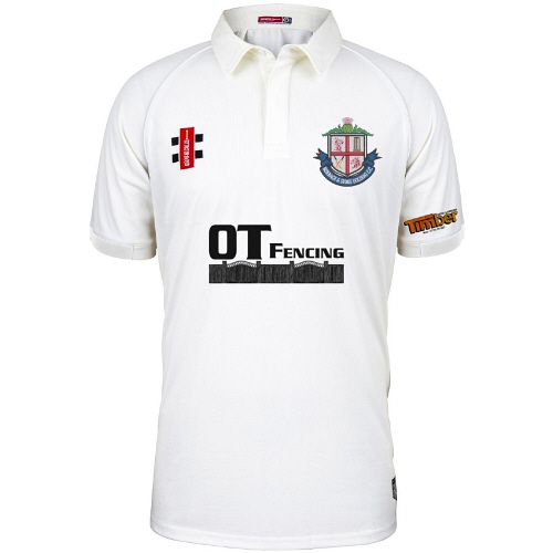 Burbage & Stoke Golding CC GN Matrix Ivory Cricket Shirt S/S Snr
