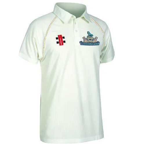 Broadclyst CC GN Matrix Ivory Cricket Shirt S/S Snr