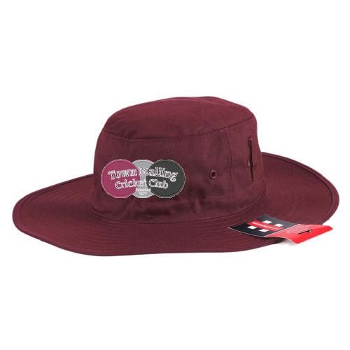 Town Malling CC GN Wide Brim Sun Hat Maroon